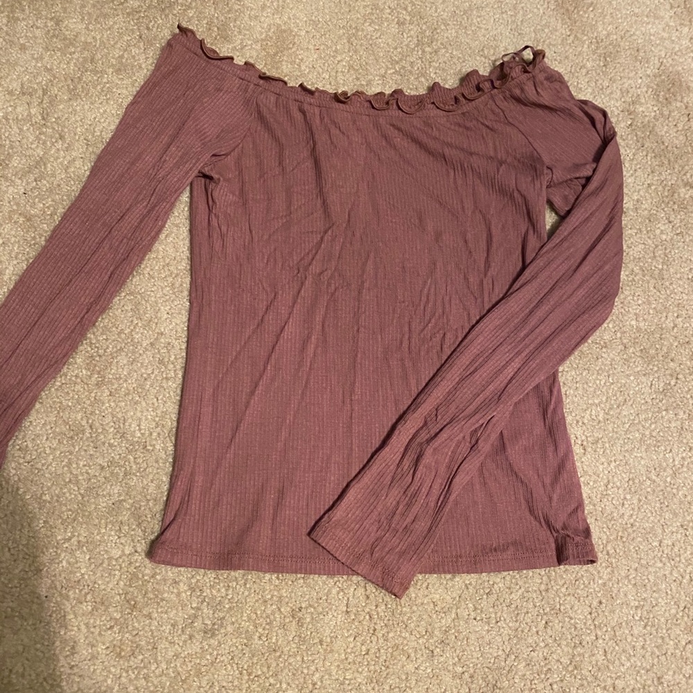 Long off the shoulder tee